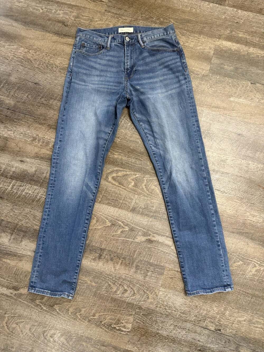 Gap 1969 Denim Jeans Athletic Fit Blue Mens Medium Wash Sz 29x32 Stretch Zip Fly